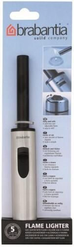 Brabantia Gasaansteker met verstelbare vlam op kaart Matt Steel - Foto 2