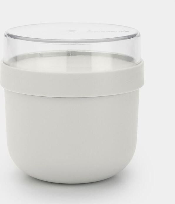 Brabantia Make & Take Yoghurt Beker To Go 0 5 l Kunststof Light Grey