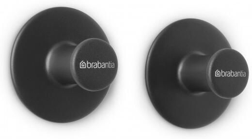Brabantia ReNew Handdoekhaakjes Set van 2 Dark Grey - Foto 4