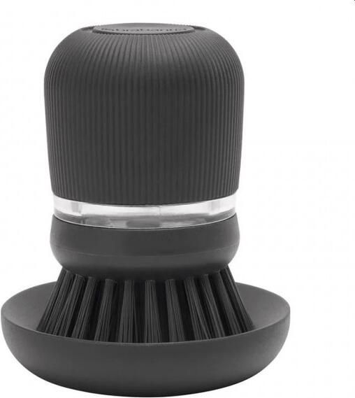 Brabantia Sink Side Afwasborstel met Zeepdispenser- Dark Grey