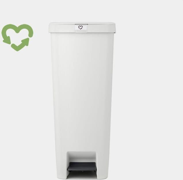Brabantia StepUp Prullenbak Pedaalemmer 40 liter Light Grey - Foto 4