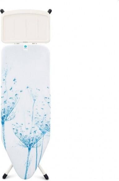 Brabantia Strijkplank C met Solide Stoomunithouder 124 x 45 cm Cotton Flower