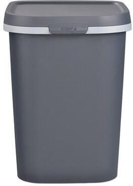 Curver Vuilnisbak Mistral Flat Recycled Pvc Antraciet 10l - Foto 3