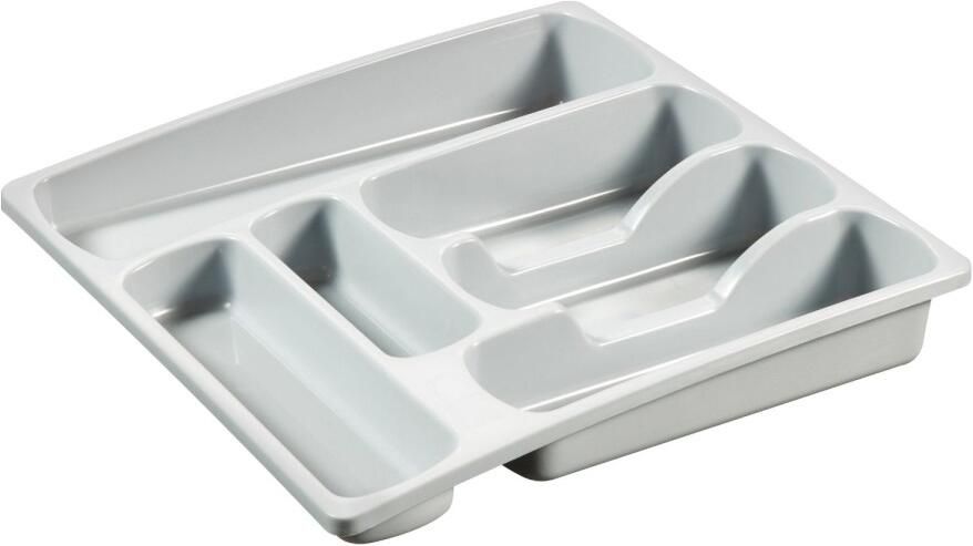Curver Bestekbak 39 x 38 cm met 6 Vakken Licht Grijs