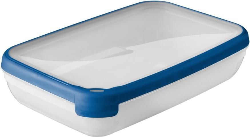 Curver Grand Chef Eco Vershoudbakje 2.6L Rechthoekig Transparant Donkerblauw