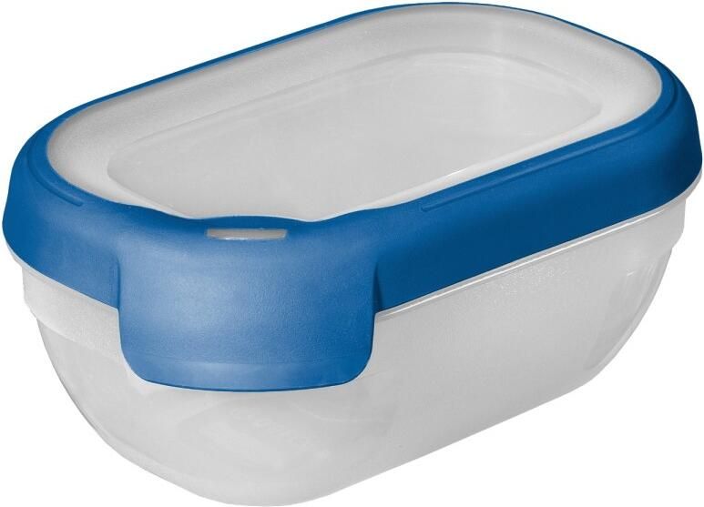 Curver Grand Chef Eco Vershoudbakje 0 5 liter Rechthoekig Transparant Donkerblauw