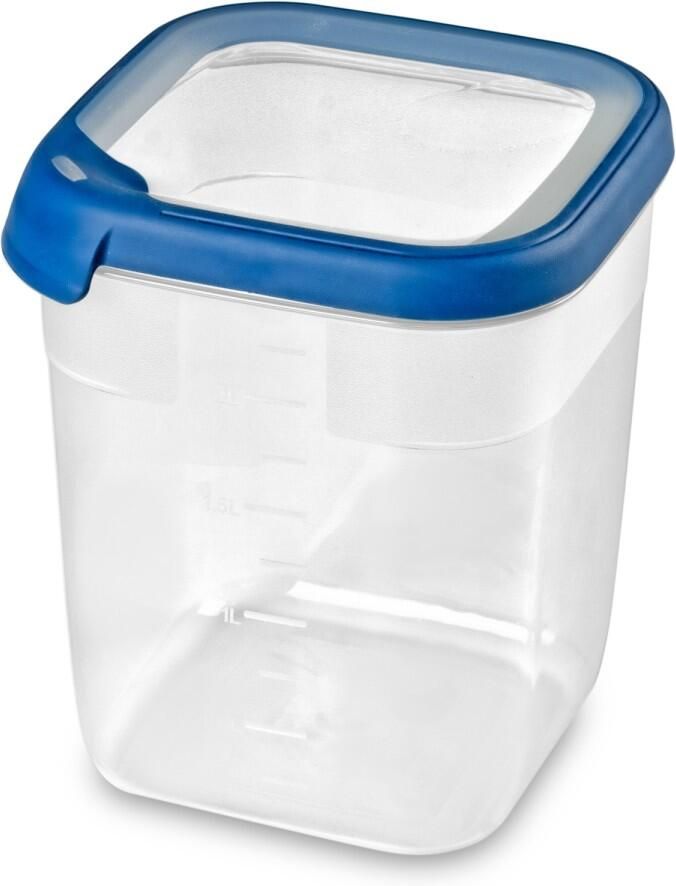 Curver Grand Chef Eco Vershoudbakje 2 6L Vierkant Transparant Donkerblauw