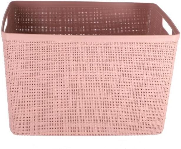 Curver Jute opbergmand L 20 liter rose dawn - Foto 3