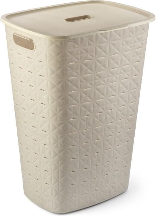 Curver Softex wasbox met deksel 56 liter krijtwit