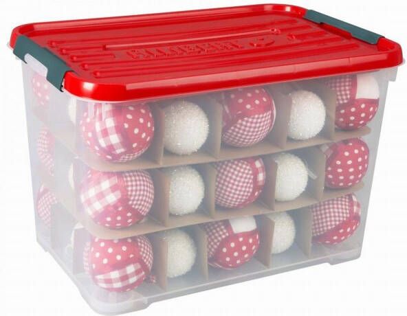 Curver Kerstbox Handy+ 65l Met Tussenkarton