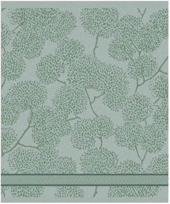 DDDDD Trees 6x Keukendoek Set van 6 stuks- Katoen Bomenprint 50x55 cm Badstof Groen - Foto 2