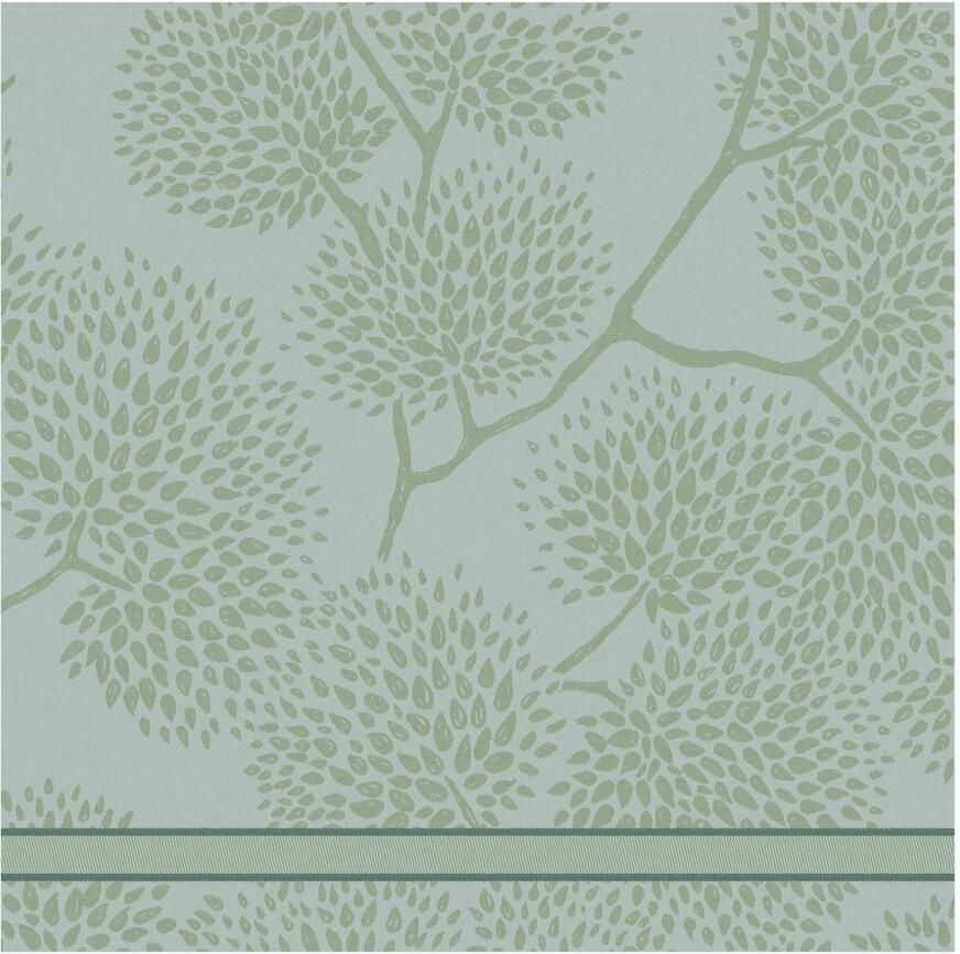 DDDDD Trees 6x Theedoek Set van 6 stuks Katoen Jacquard geweven 60x65 cm Handige ophanglus Groen - Foto 2