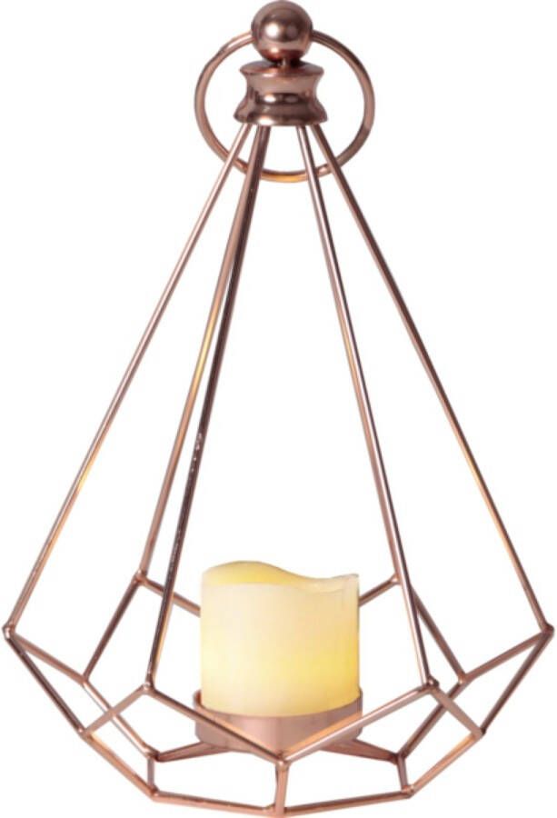 Homla Star Trading Lantaarn Edge Met Led Kaars 23 5 Cm