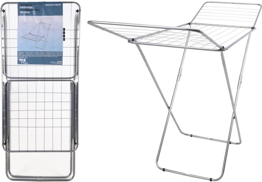 Basic Inklapbare Metalen Vleugel-Droogrek 18 m
