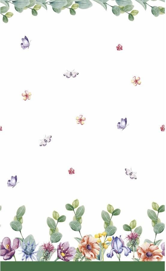 Duni Tafellaken Breezy Butterflies 138 X 220 Cm