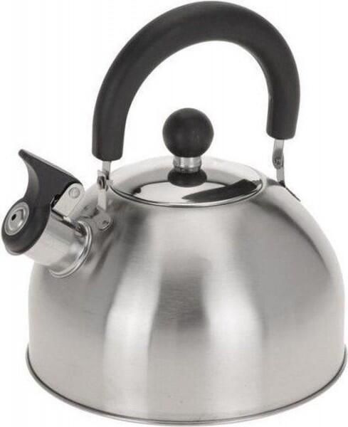 Excellent Houseware RVS fluitketel waterkoker 2 5 liter zilver Fluitketels