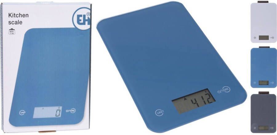 Excellent Houseware Digitale Keukenweegschaal 21 X 15 Cm