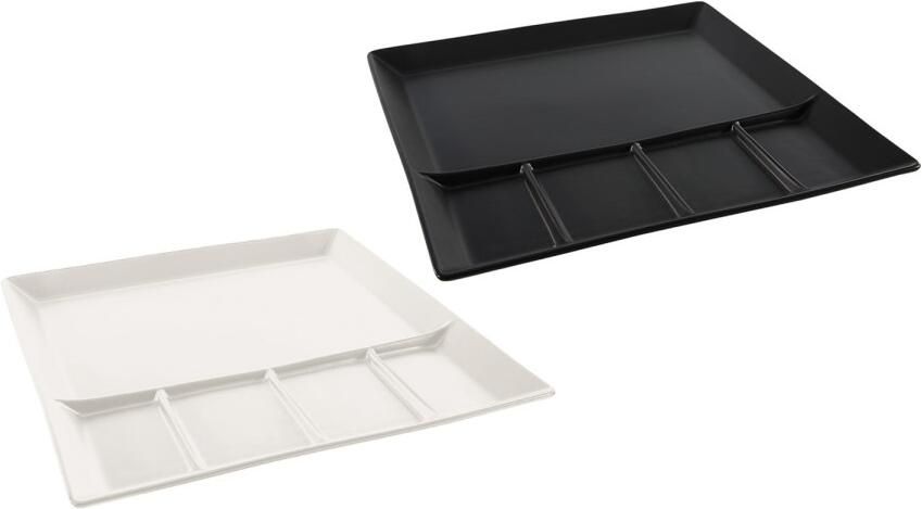 Coppens Fonduebord 24 5 x 24 5 cm zwart