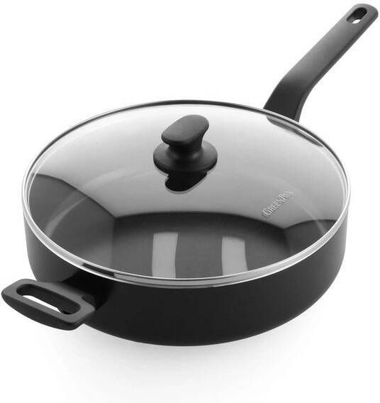 Greenpan Essence Stoofpan met keramische antikleeflaag met deksel 24cm