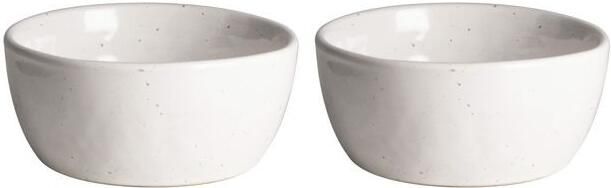 Gusta Schaaltjes 'Freckle' (Wit set van 2 Ø 10cm)