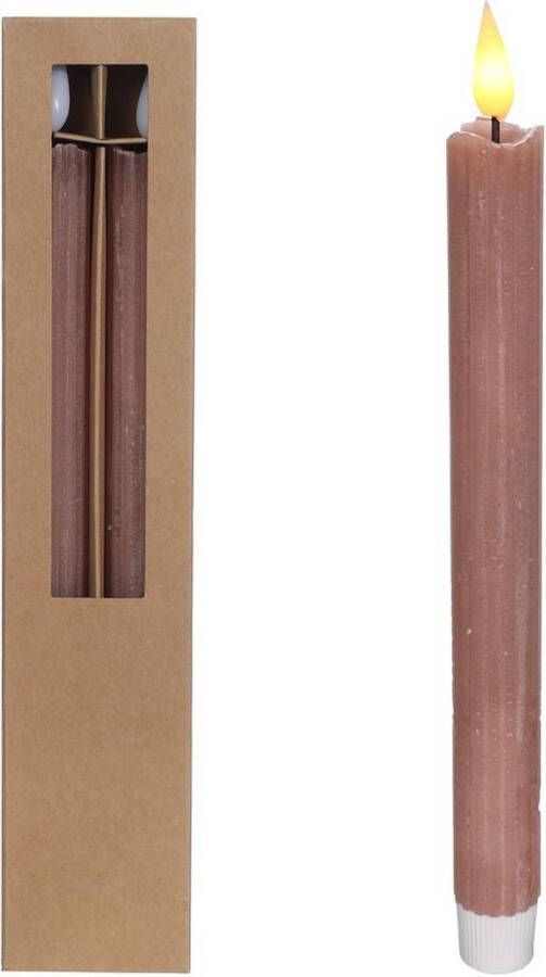 Ideas 4 Seasons Duinner Pencil Kaars Led Mauve