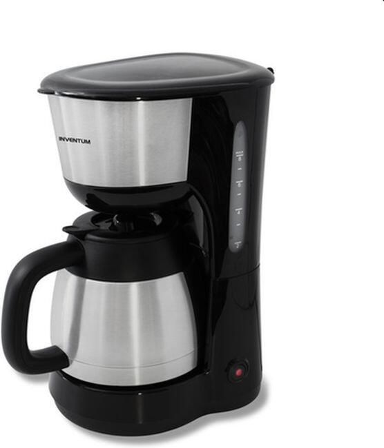 Inventum KZ618 Koffiezetapparaat 1 liter 8 kopjes Filter 1x4 Thermoskan Filterkoffie Zwart RVS - Foto 2