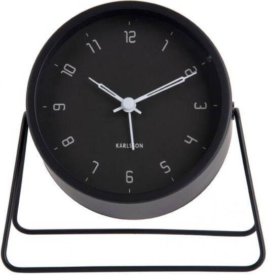 Karlsson Alarm Clock Stark Iron Matt Black