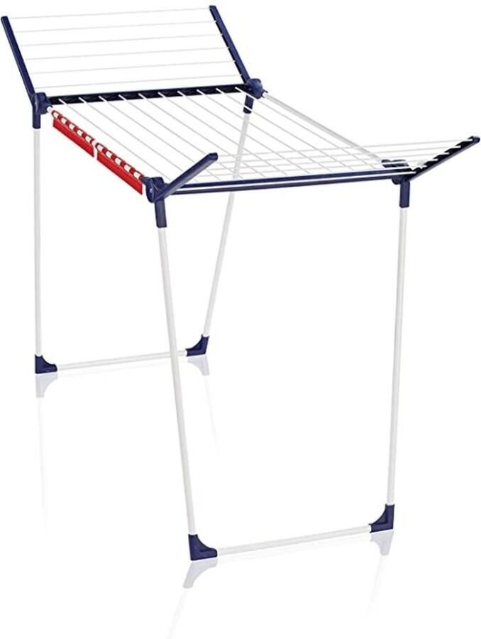 Leifheit Droogrek Pegasus 180 Solid 18 m drooglengte 2 houders voor kleine spullen