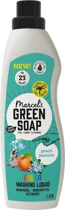 Marcels Greensoap Wasmiddel Kleur Peach Jasmine 1 Liter