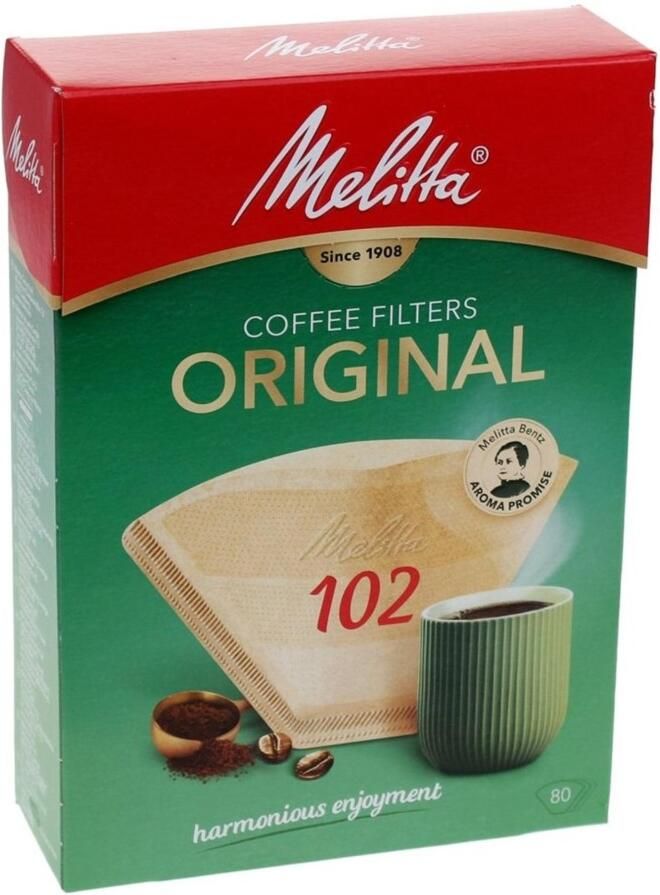 Coppens Melitta classic filterzakjes 102 80 natuur