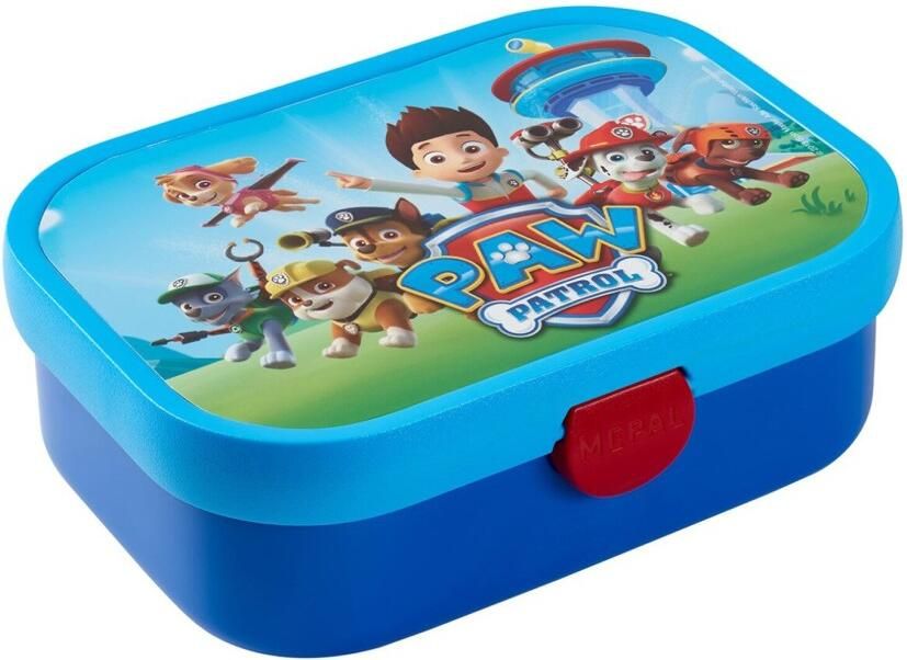 Mepal lunchbox Campus – Broodtrommel met vakjes voor kinderen – Geschikt voor 4 boterhammen – Paw Patrol Pups