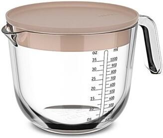 Mepal Chef it glazen maatbeker 1000 ml (met deksel)