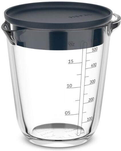 Mepal Chef it glazen maatbeker 500 ml (met deksel)