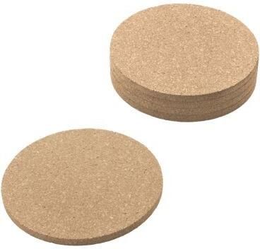 Metaltex Onderzetter Kurk 9cm 6 stuks