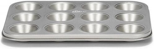 Patisse Mini-Muffinvorm Silvertop 12 vaks