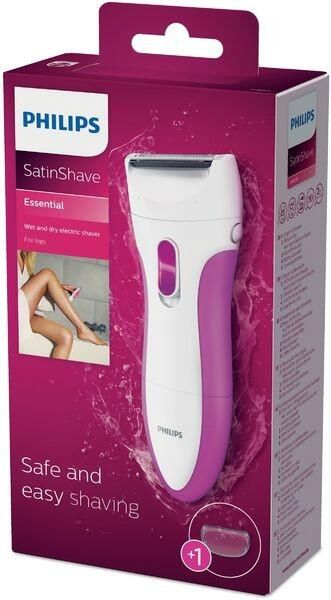 Philips Ladyshave SatinShave Essential HP6341 00 Scheerapparaat met een scheerfolie voor benen nat en droog te gebruiken - Foto 3