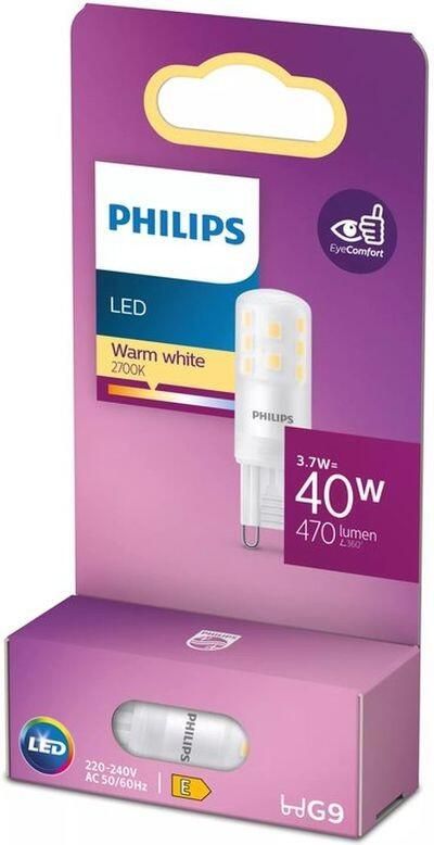 Philips Led Capsule G9 Warmwit Licht 40 W Transparant Energiezuinig