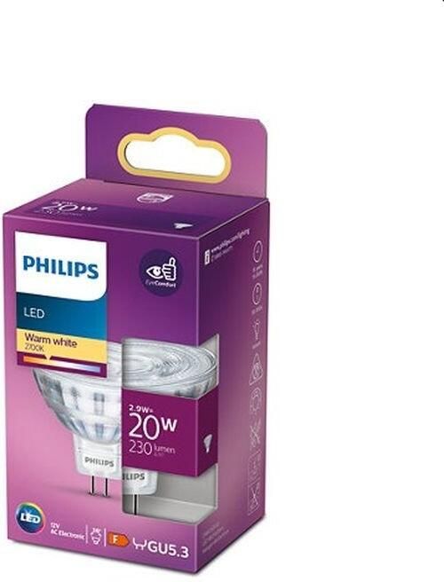 Philips LED Spot 20 W GU5.3 warmwit licht