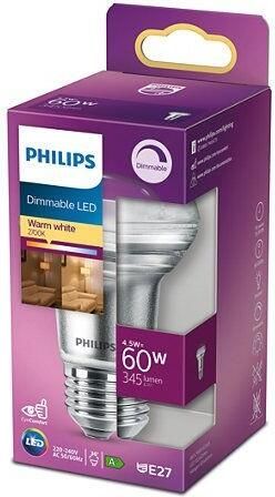 Philips Ledspot Reflector Dimbaar Warm Wit E27 5w