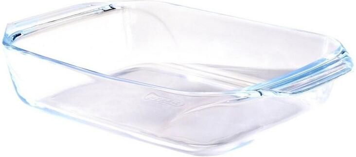 PYREX Irresistible Ovenschaal Rechthoek met Grepen 2 5 liter Transparant - Foto 3