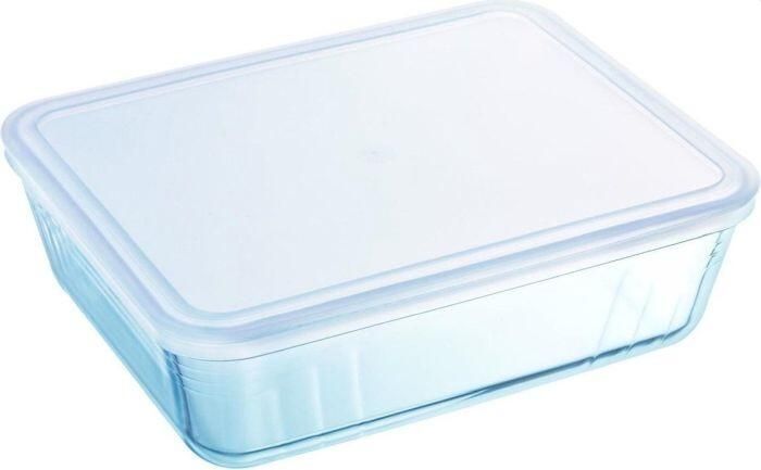 Coppens Pyrex Cook & Freeze schaal met deksel 19x14x4cm 0 8 liter - Foto 3