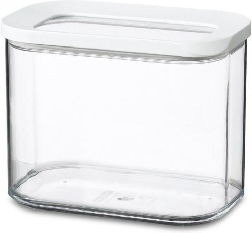 Mepal – Bewaardoos Modula 1000 ml – wit –– voorraaddoos bewaardoos met deksel – luchtdicht – transparant stapelbaar - Foto 4