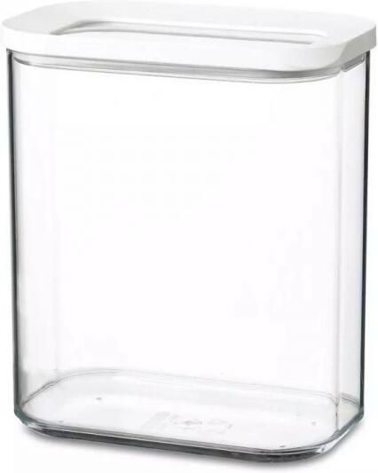 Mepal – Bewaardoos Modula 1500 ml – wit –– voorraaddoos bewaardoos met deksel – luchtdicht – transparant stapelbaar - Foto 4