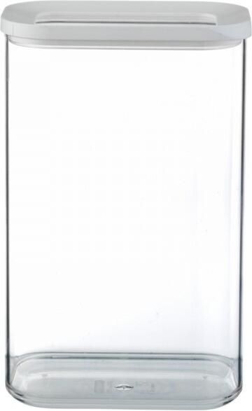 Mepal – Bewaardoos Modula 2000 ml – wit – voorraaddoos bewaardoos met deksel – luchtdicht – transparant stapelbaar - Foto 5