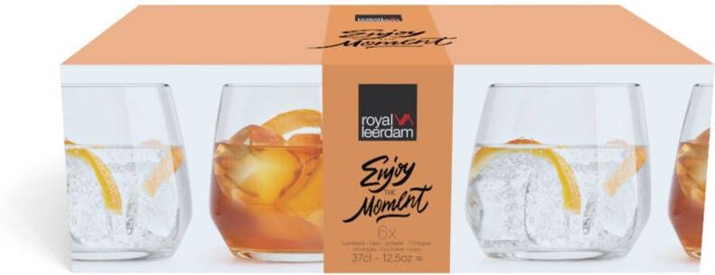 Royal Leerdam Glas Moment set 6 37cl