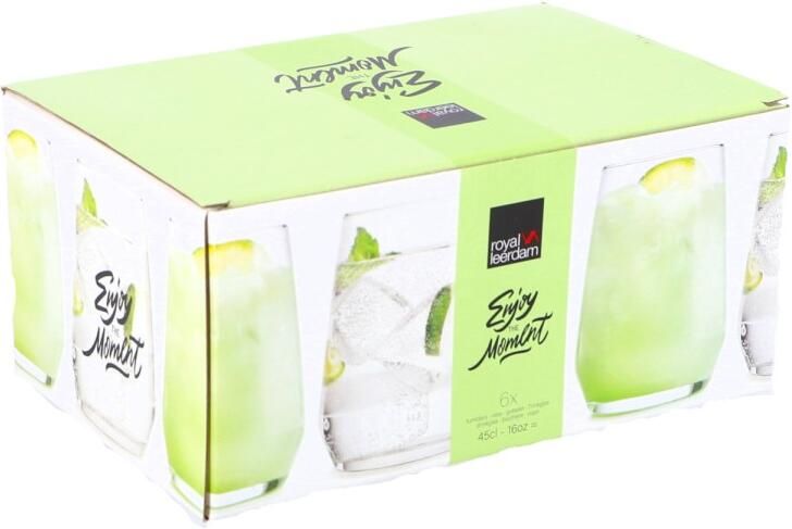 Royal Leerdam Enjoy the Moment Hi Ball glas (set van 6)
