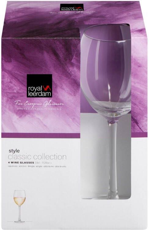 Royal Leerdam Wijnglas Style Set 4 33 Cl