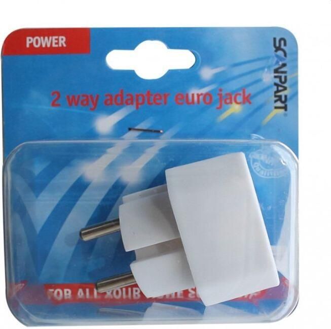 Scanpart verloopstekker 2x euro