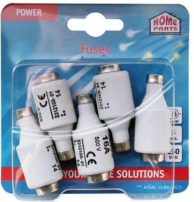 Scanpart Zekeringen 16A 5 stuks