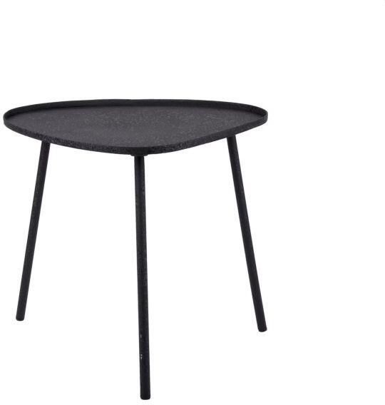 Leitmotiv Bijzettafel Boaz Large Zwart 54x49.5x49cm Modern
